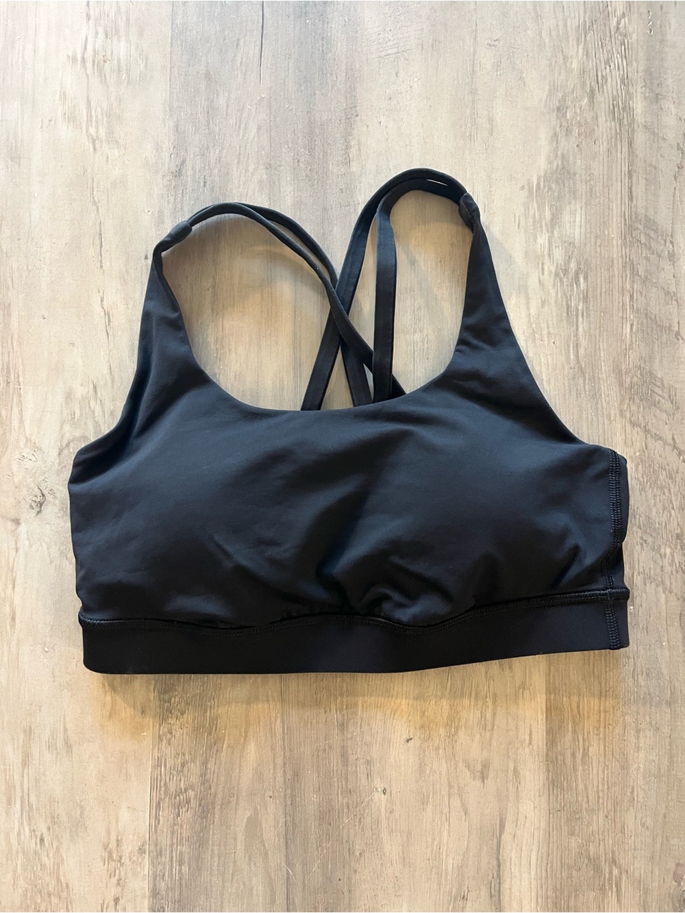 Lululemon Energy Bra Size 6 Black EUC